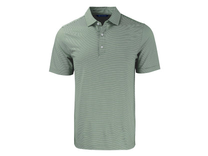 Cutter & Buck Forge Eco Double Stripe Recycled Mens Polo: College Purple/White