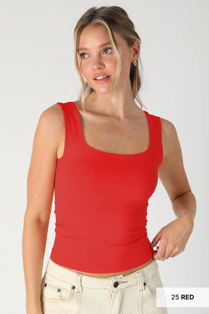 NS8446 - Clean Line Square Top: 2255 Terracotta