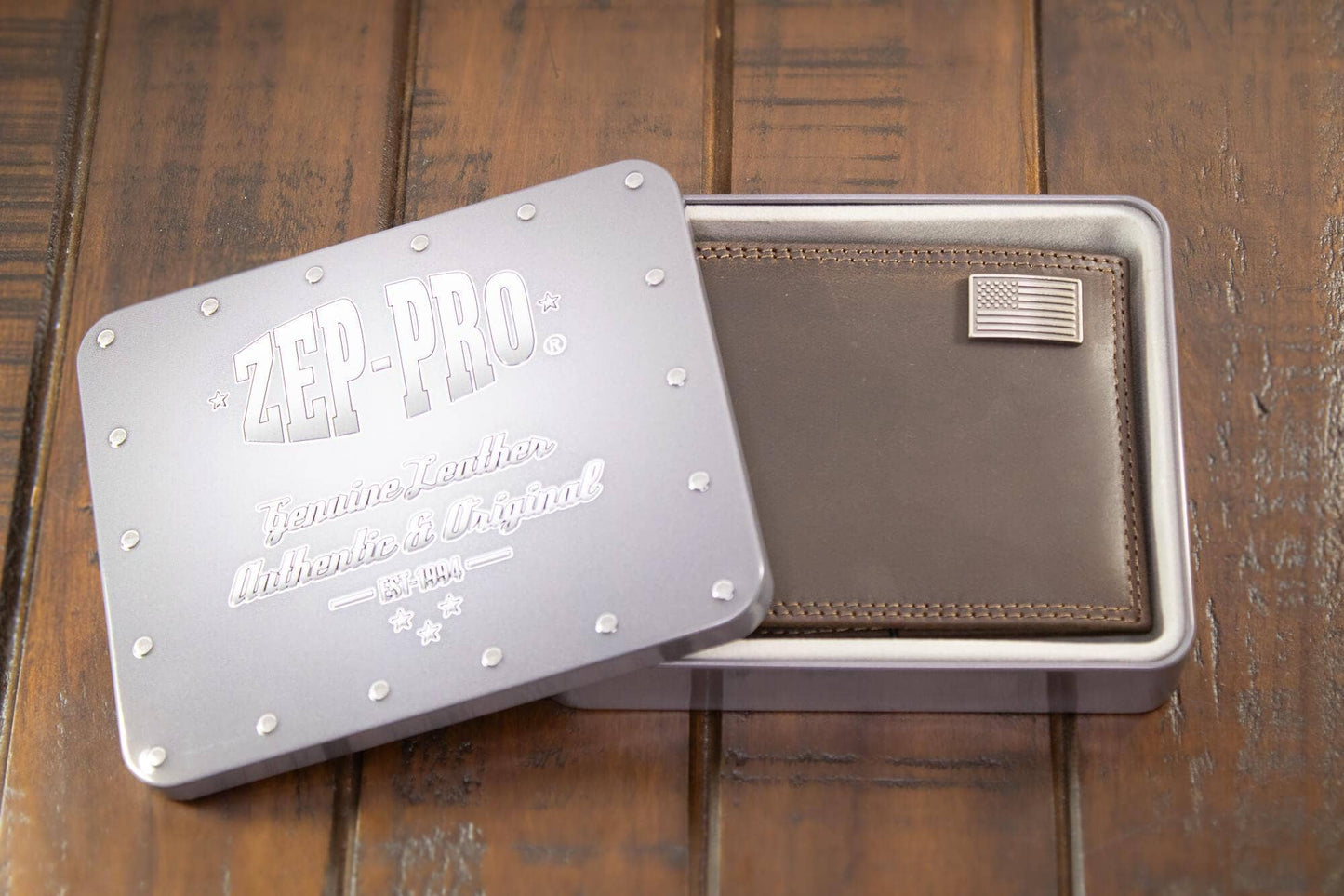 Alabama Crimson Tide Men's Collegiate Bifold Leather Wallet.: UAL Crazyhorse