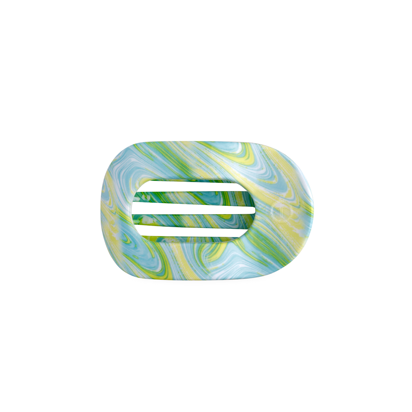 By the Sea Shore | Small | Flat Round Hair Clip