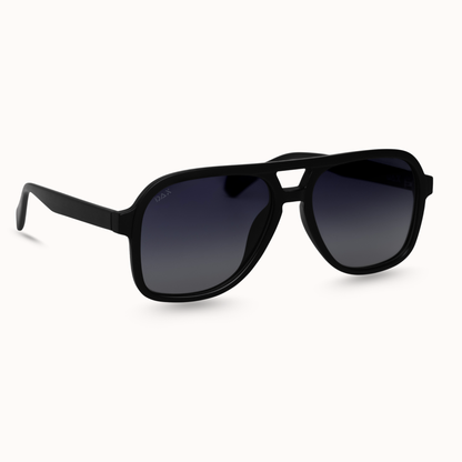 Cruz - Unisex Aviator Sunglasses – Polarized Hair-Friendly: Tortoise