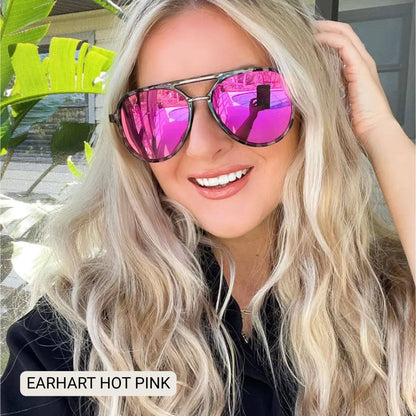 Earhart - Women’s Aviator Sunglasses–Polarized Everyday Chic: Gold