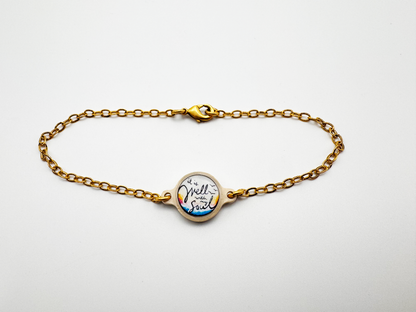 Tap To Pray™ - Survivor Series Handmade Bracelets: Dragonfruit + Cross