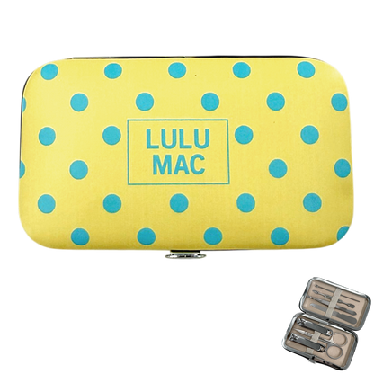 Lulu Mac Butter/Blue Dot Manicure Set