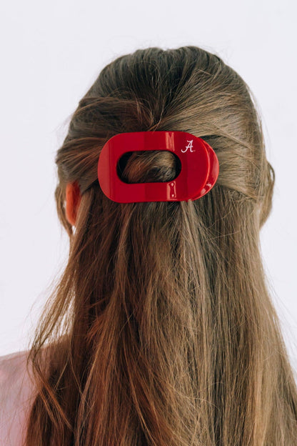 University of Alabama | Medium | Flat Round Hair Clip