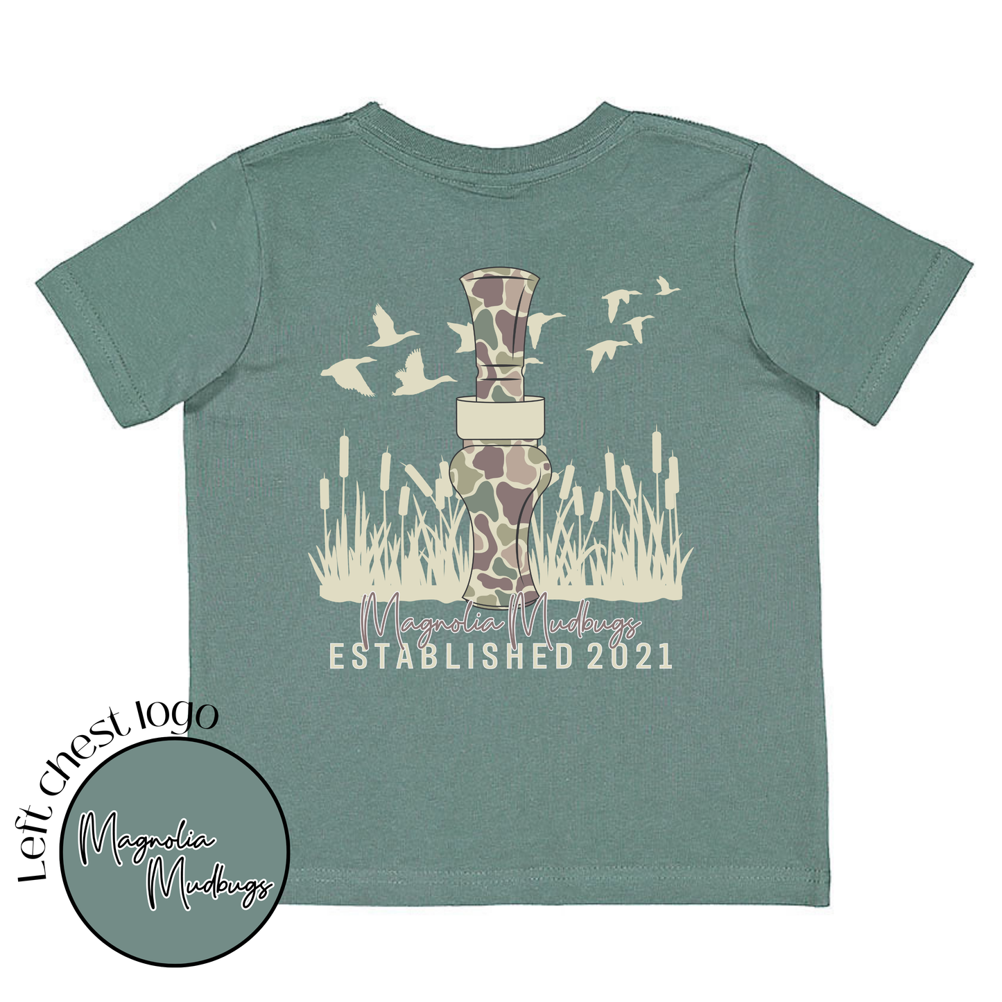Camouflage Duck Call Kids T-Shirt | Hunting & Outdoors