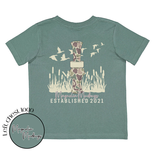 Camouflage Duck Call Kids T-Shirt | Hunting & Outdoors