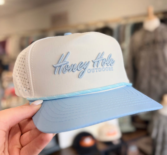 Performance Rope Hat - Heritage White Lt Blue