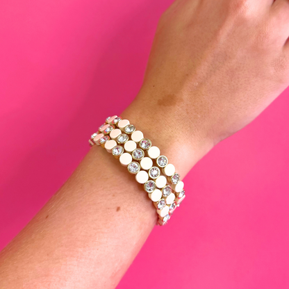 Paris Bracelet: Cream