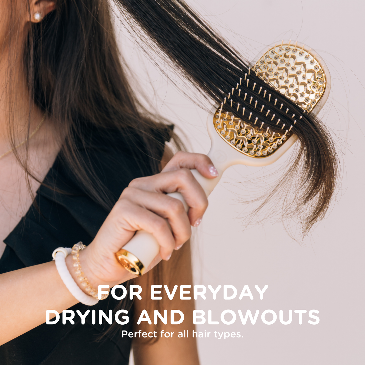 TELETIE Vented Hair Brush | Tan