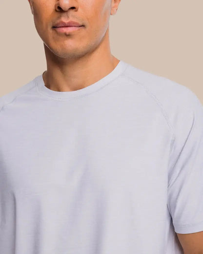 M SS Brrrilliant Perf Tee 2: Platinum Grey - 2942