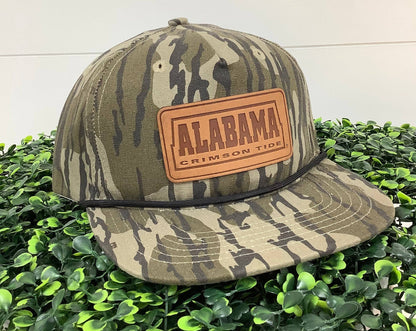Alabama Leather Patch: Crimson