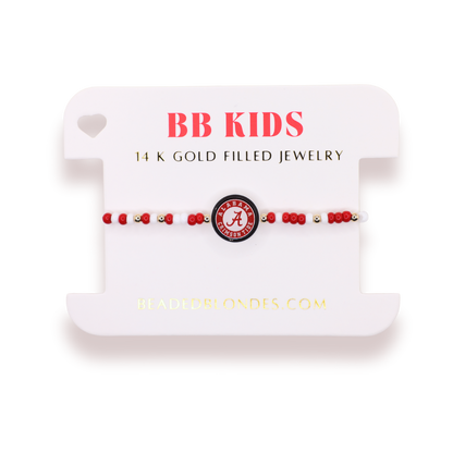 Alabama Logo Flip Bracelet on Color (Kids Size)