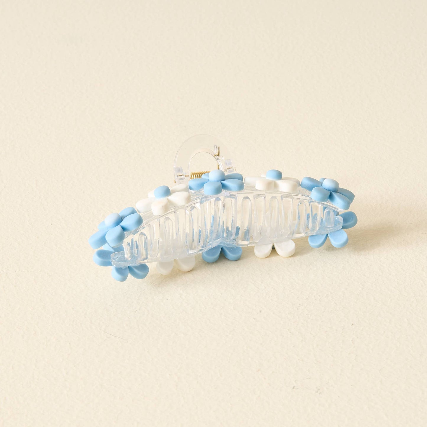 Daisy Claw Clip - Light Blue