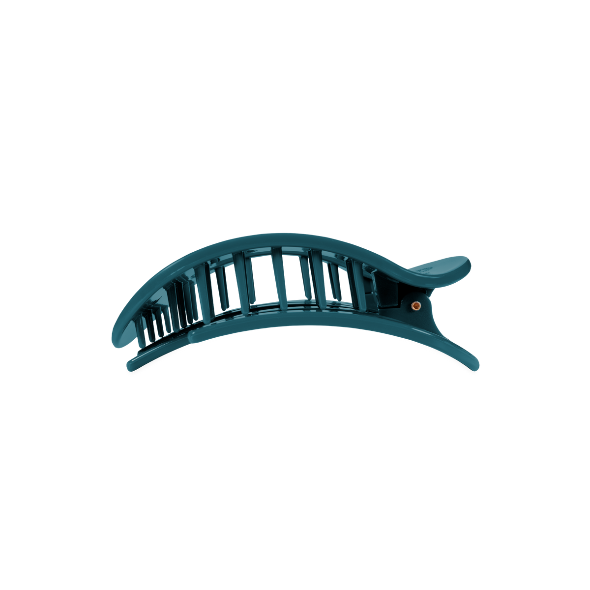 Teal With It | Medium | Flat Round Hair Clip