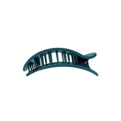 Teal With It | Medium | Flat Round Hair Clip