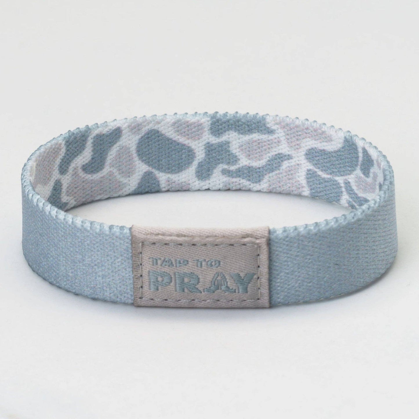 Tap To Pray® Wristband – River Rock Camo - Aspen