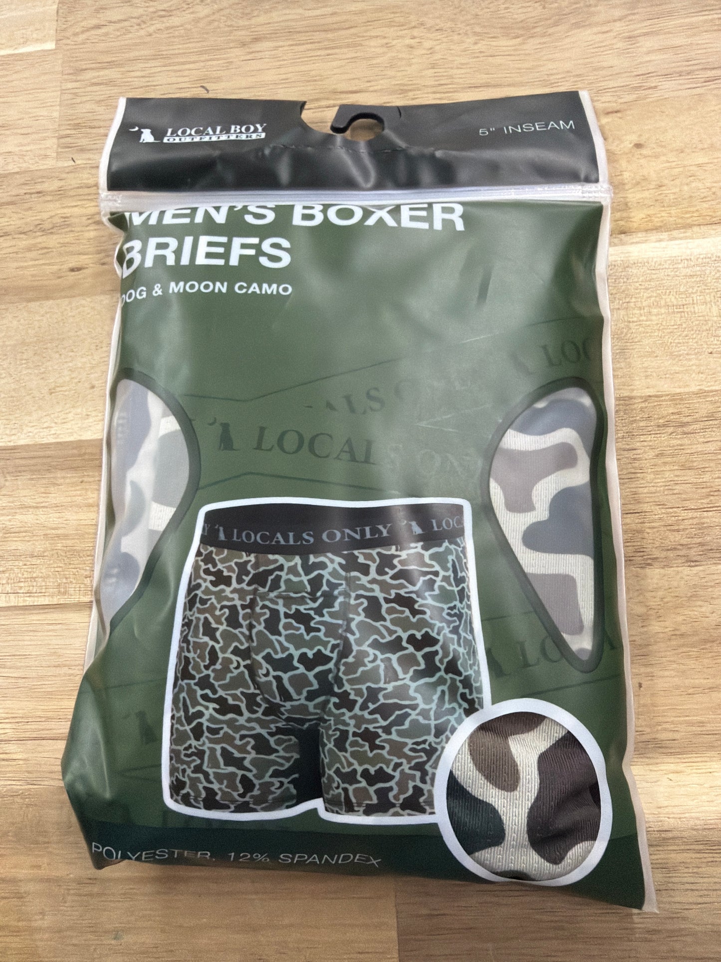 Local Boy Men’s Boxer Briefs - Dog Moon Camo