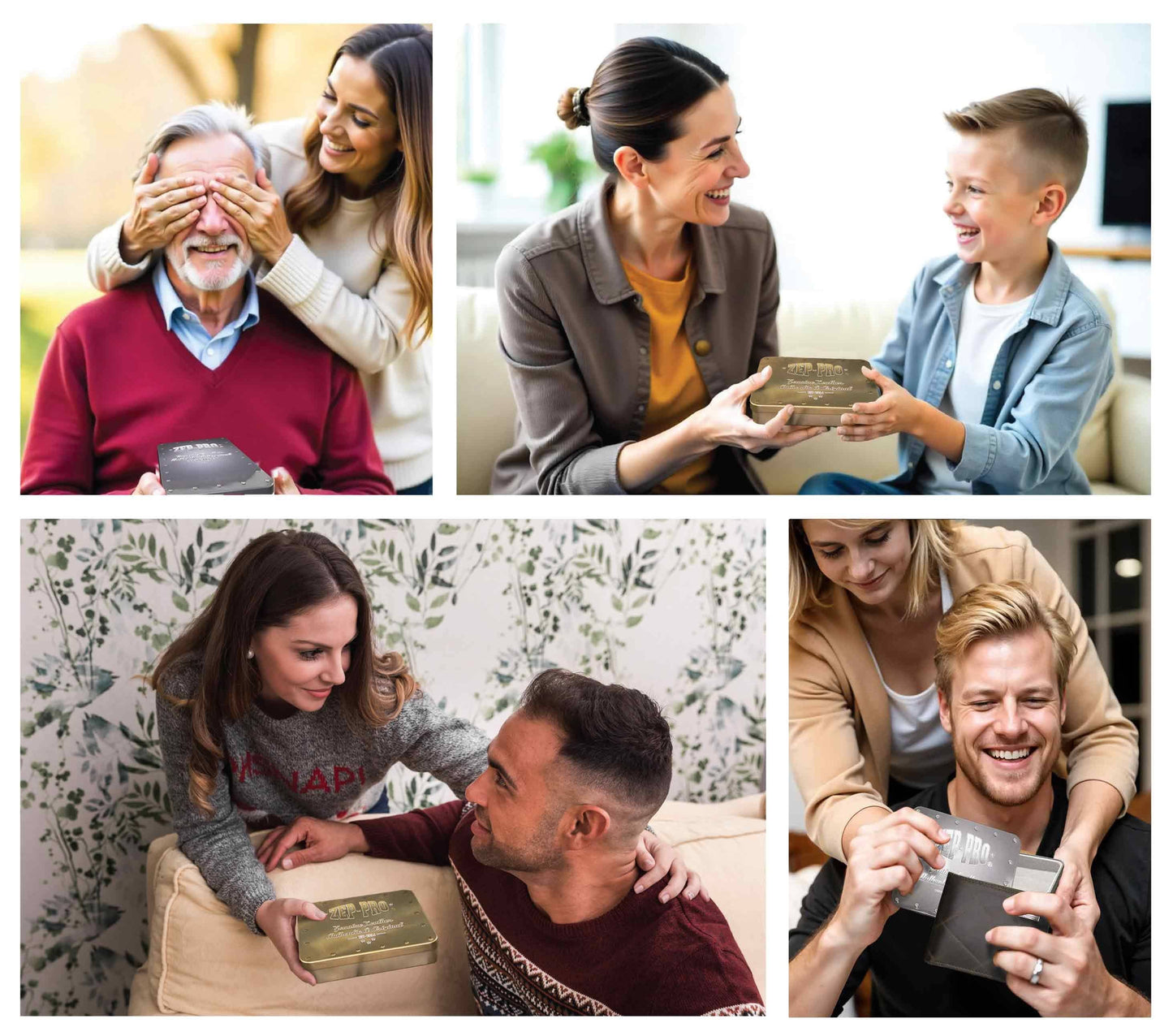 Turkey Men's Trifold Woven Patch Leather Wallet.