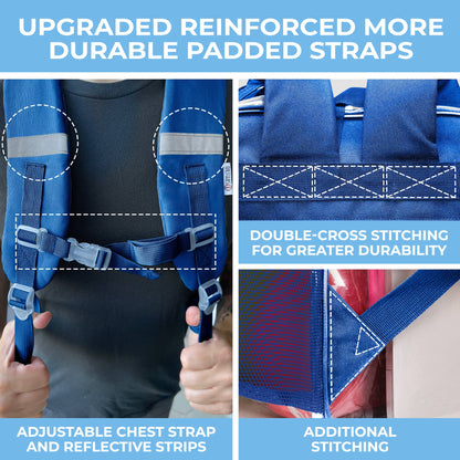 Clear Backpack For School XL | Top YKK® Zip | Blue Rhino: Blue Rhino