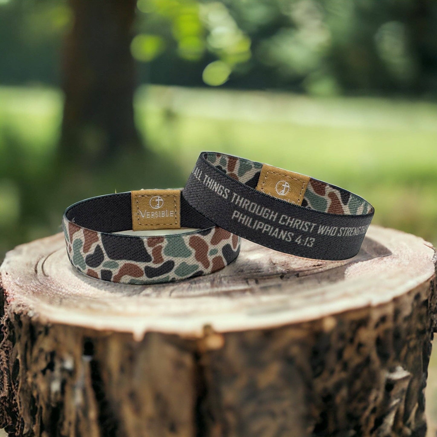 River Rock Camo Collection: Medium / Sahara - John 3:16