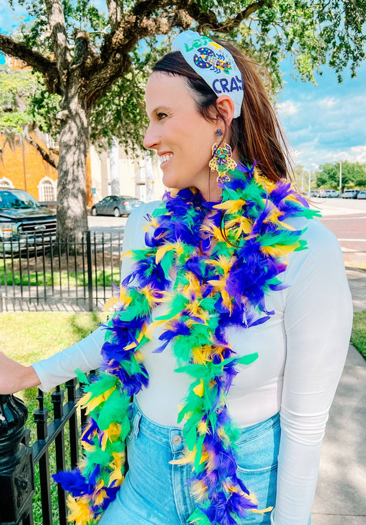 Let's Get Cray Headband WHITE: Default