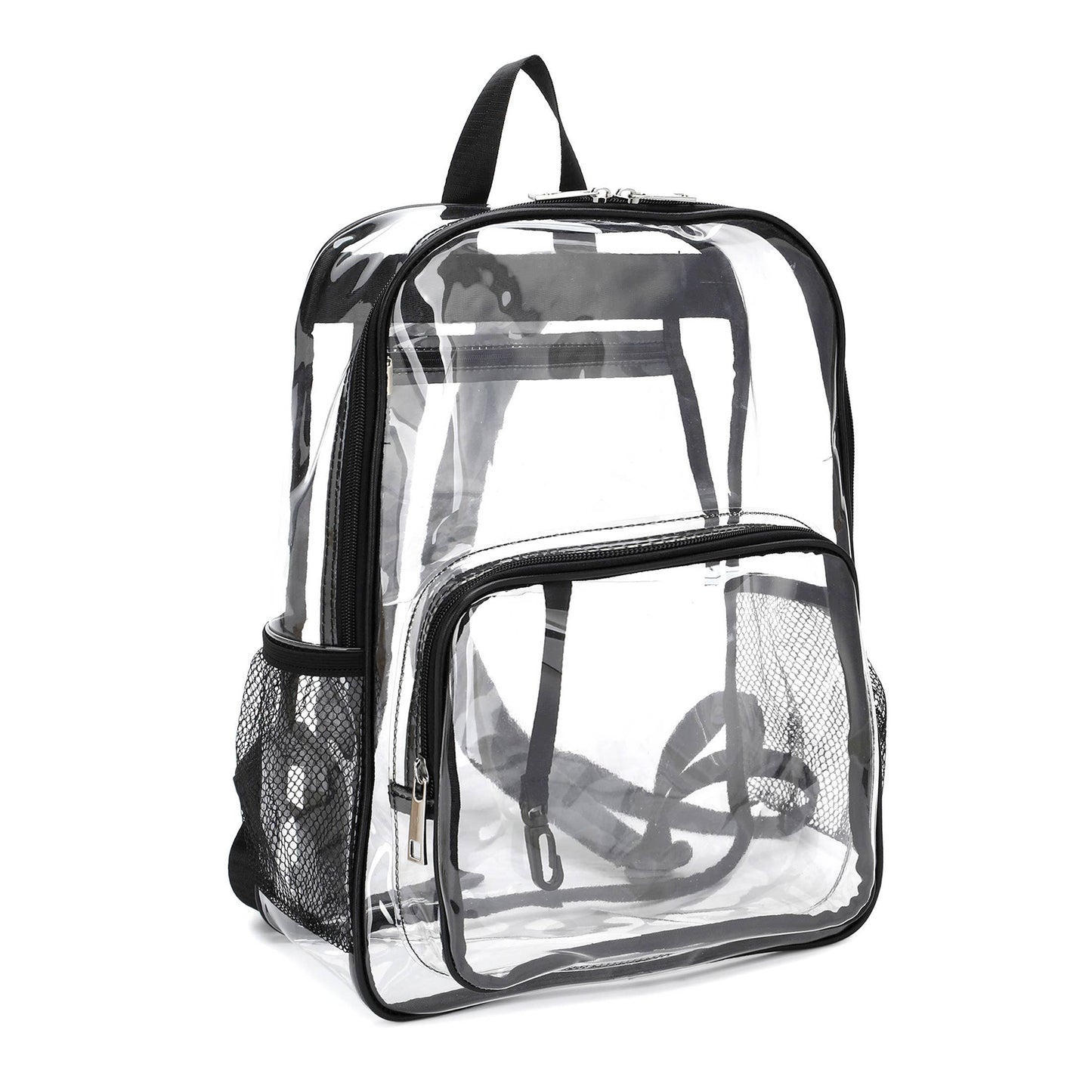 MARISSA CLEAR BACKPACK: BLUE GRAY