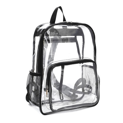 MARISSA CLEAR BACKPACK: BLUE GRAY