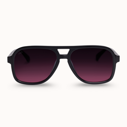 Cruz - Unisex Aviator Sunglasses – Polarized Hair-Friendly: Tortoise