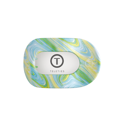 TELETIE By the Sea Shore | Medium | Flat Round Hair Clip