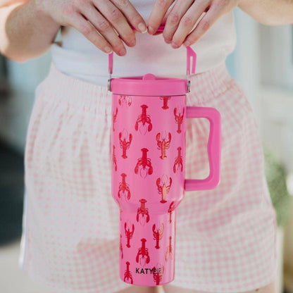 Lobsters Wholesale Cup Tumbler: Pink