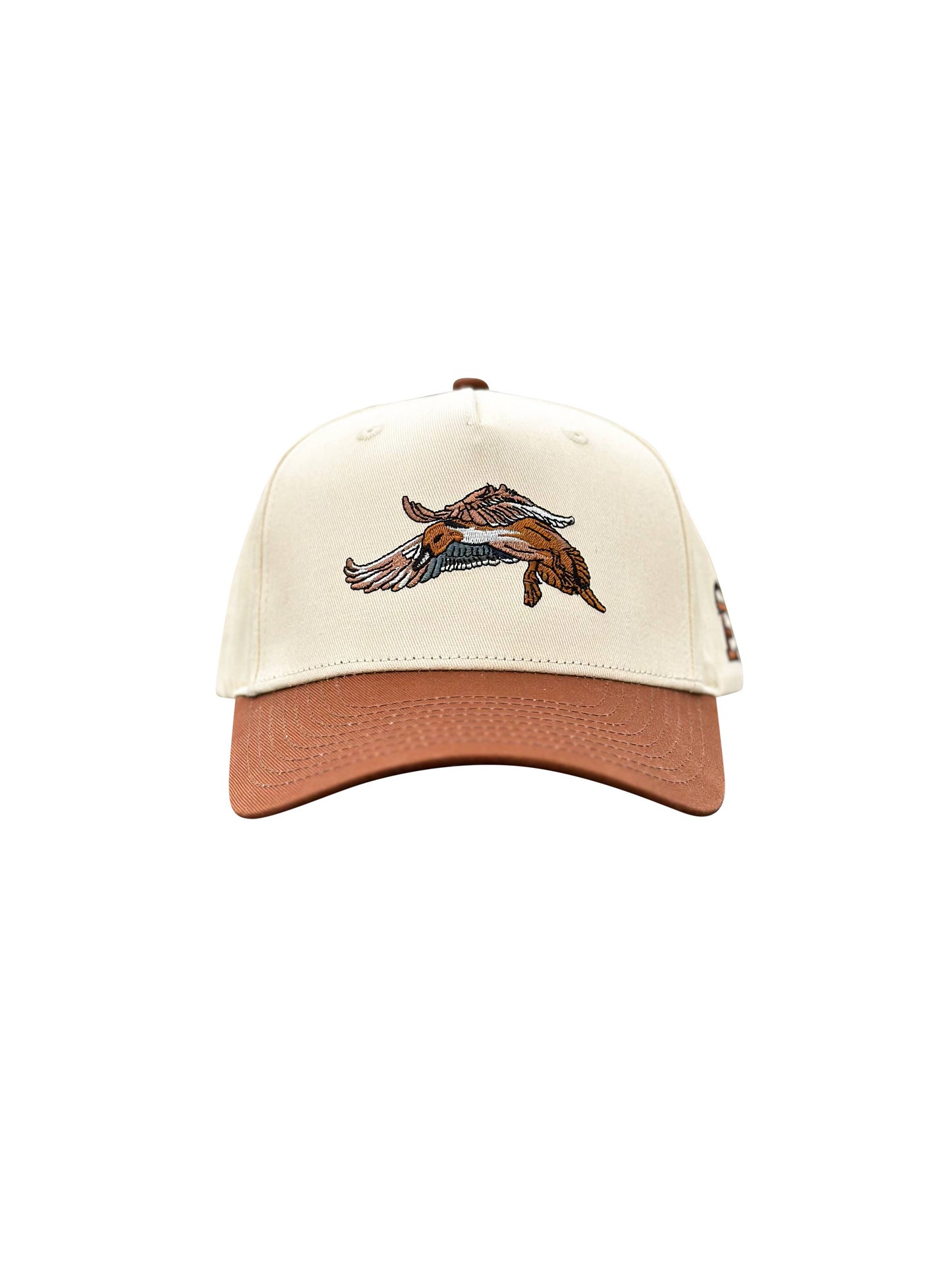 Cream/Brown Pintail Trucker