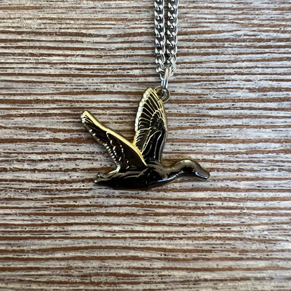 Duck It Golden Wings - Stainless Steel Necklace