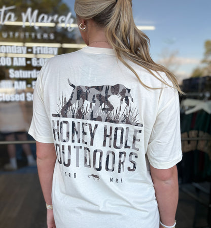 Short Sleeve - Camo Dog - Natural