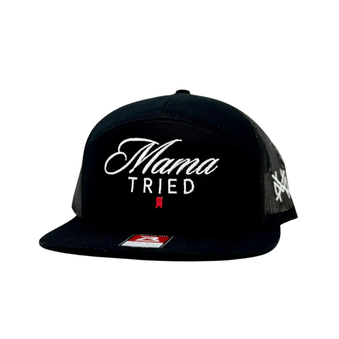 MHC Mama Tried Ultra Trucker Hat: Mossy Oak Breakup Country/Natural Otto