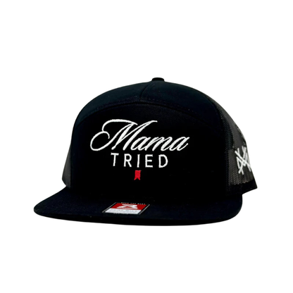 MHC Mama Tried Ultra Trucker Hat: Mossy Oak Breakup Country/Natural Otto
