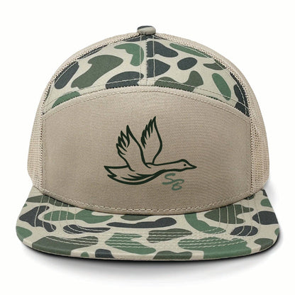 Prep Goose Sb  Hat: Ghost Vein Camo 7 Panel