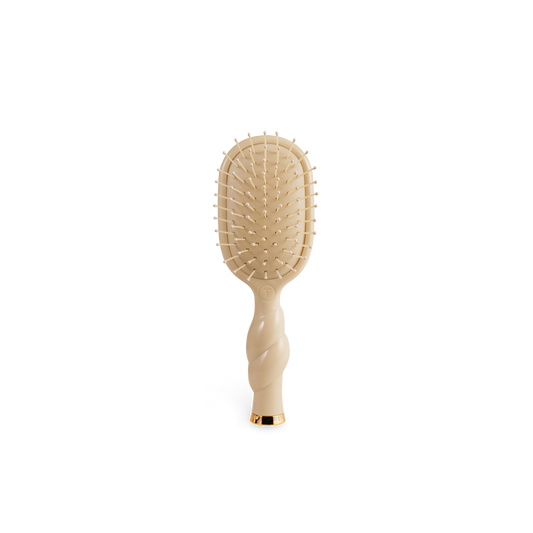 TELETIE Mini Detangler Brush for Medium Hair - Tan