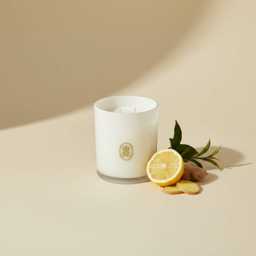 14 oz Boxed Glass Candle: Orleans Tea