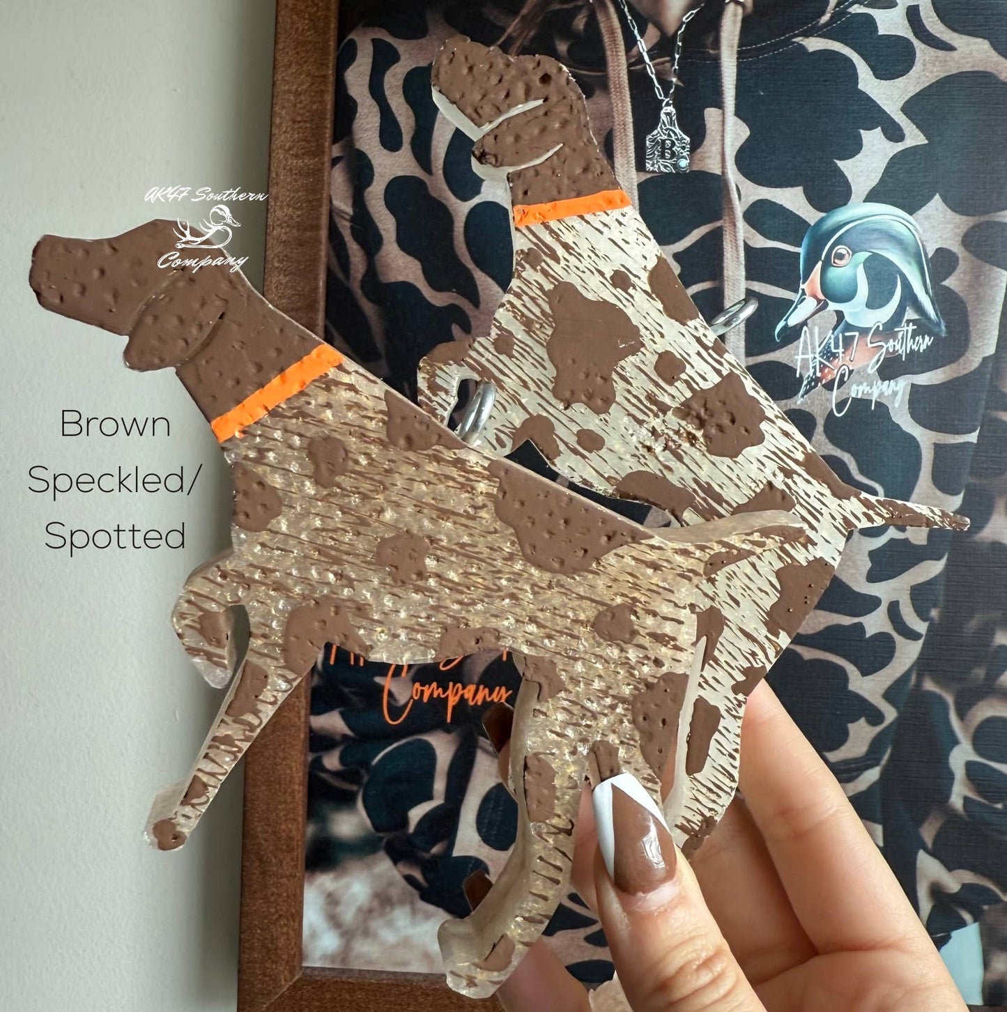 GSP Car Freshener : Mahogany teakwood / Black spotted