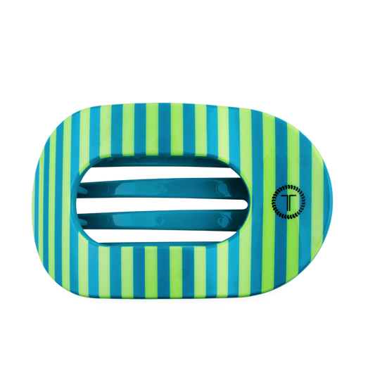 TELETIE Cabana Cutie | Large | Flat Round Hair Clip