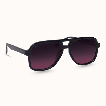 Cruz - Unisex Aviator Sunglasses – Polarized Hair-Friendly: Tortoise