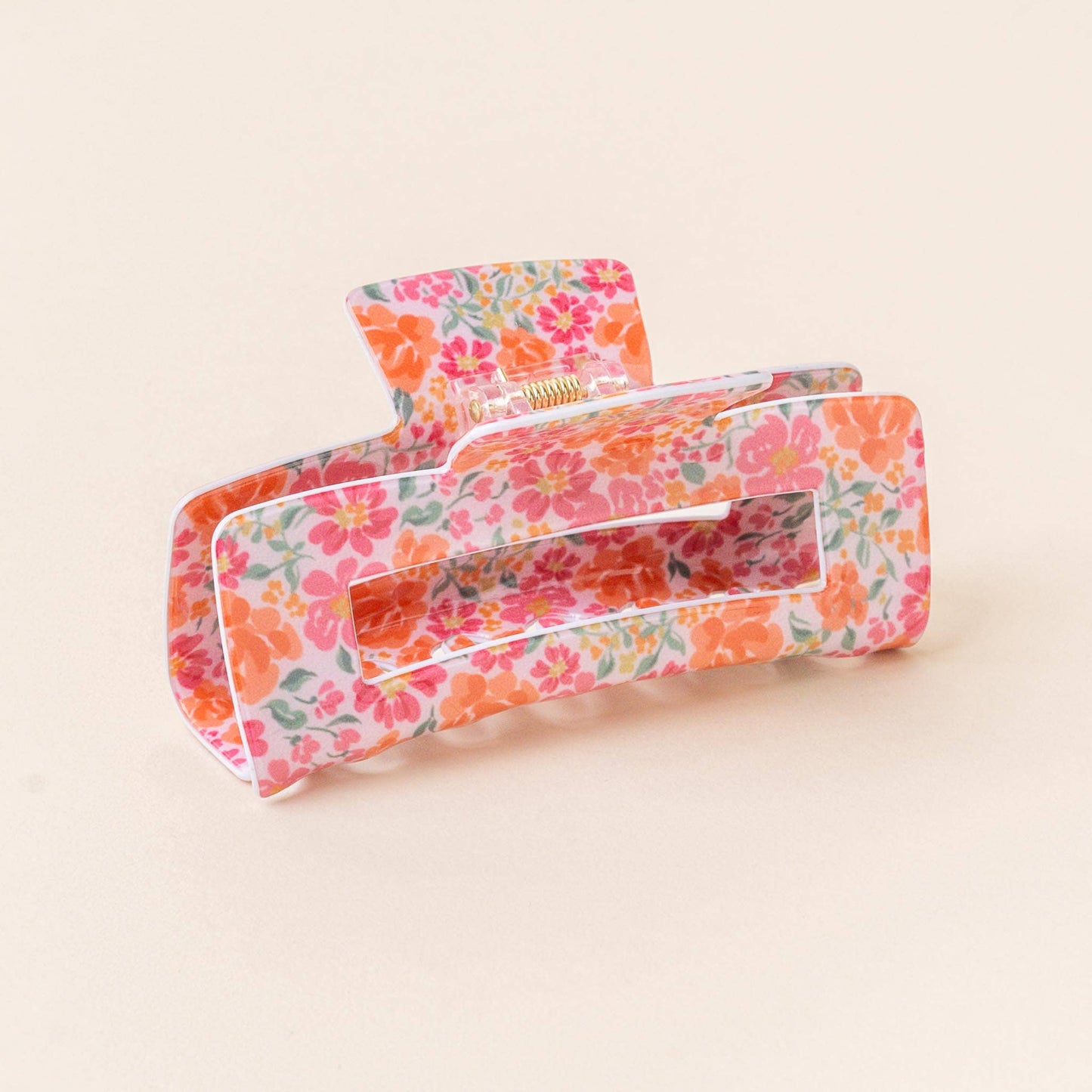 Claw Clip-Secret Garden Pink