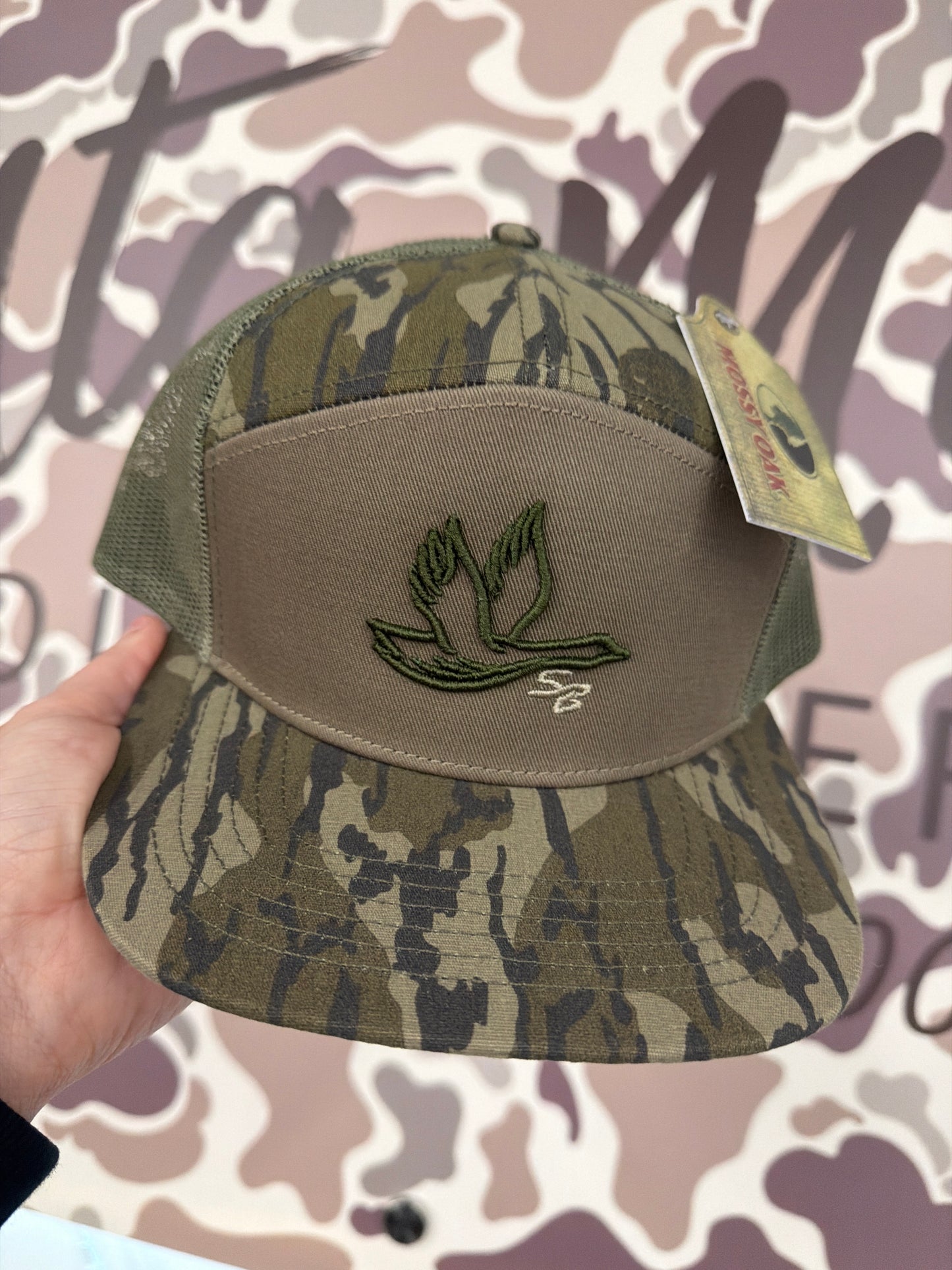 Speckle Bellies - Prep Goose Sb hat- bottomland - 7 Panel
