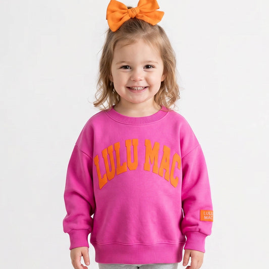 Lulu Mac Toddler Pink with Orange: PINK/ORANGE
