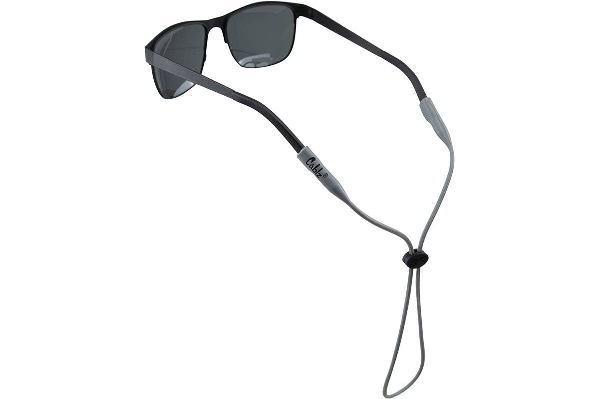Cablz - Silicone.  Made from 100% Silicone!-SiliconeGry: Grey / 16"