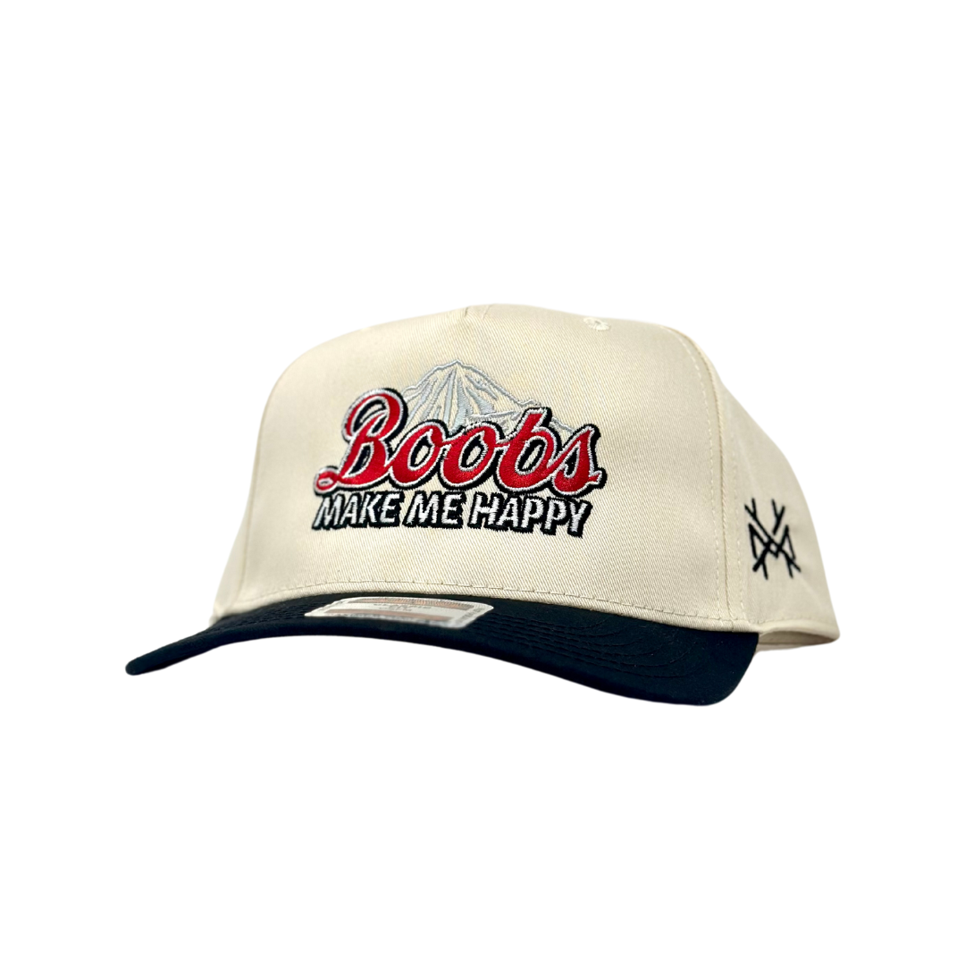 MHC Boobs Make Me Happy Trucker Hat: 168 White