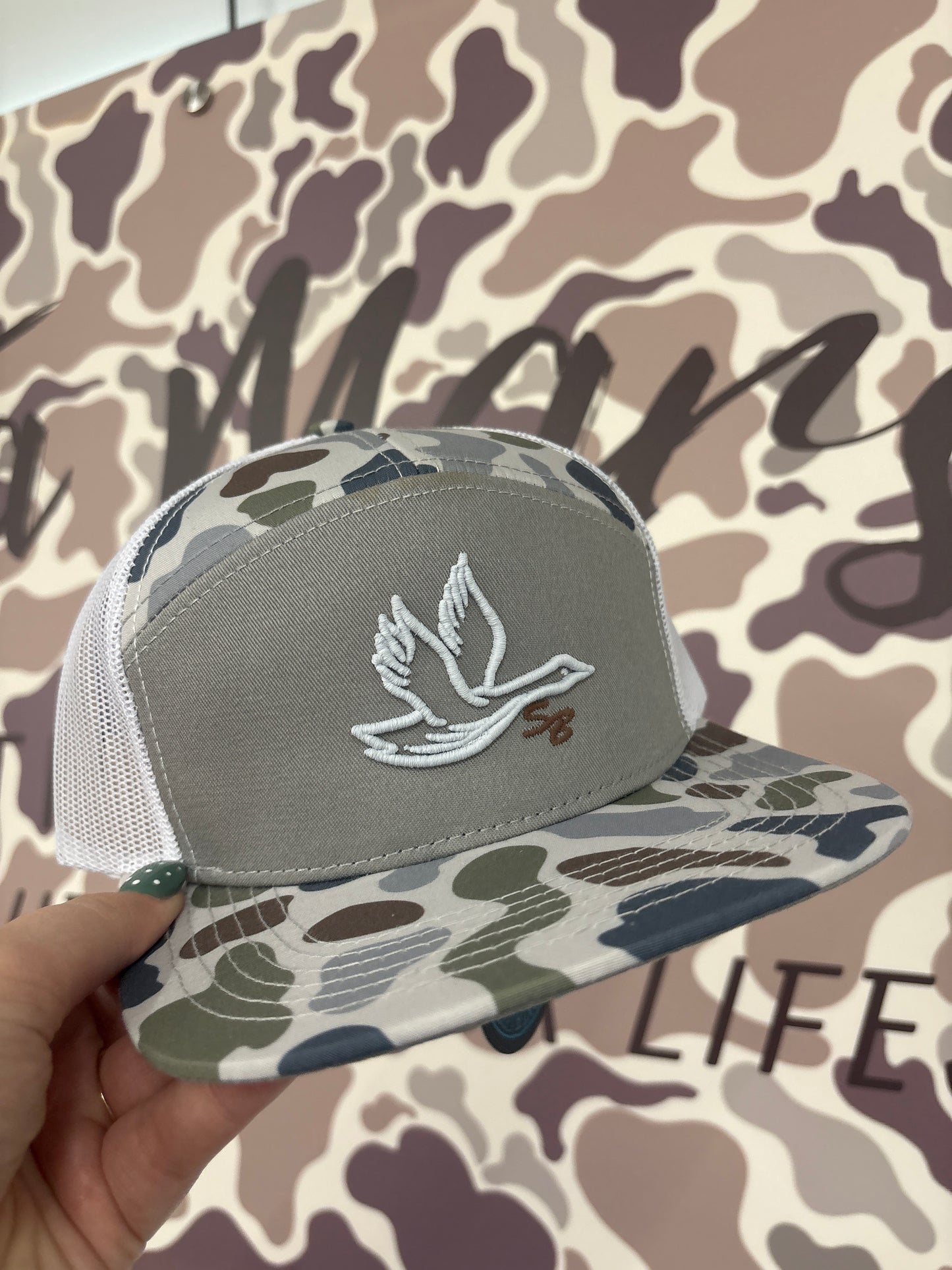 Prep Goose Sb Hat: Brackish 7 Panel