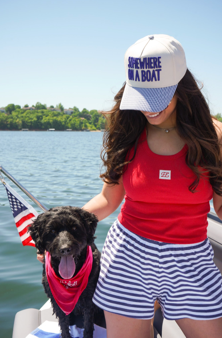 Somewhere On A Boat Hat