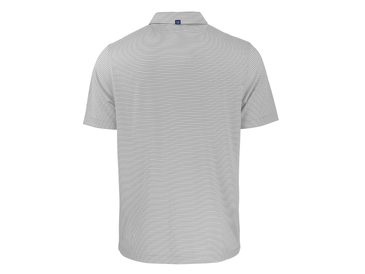 Cutter & Buck Forge Eco Double Stripe Recycled Mens Polo: College Purple/White